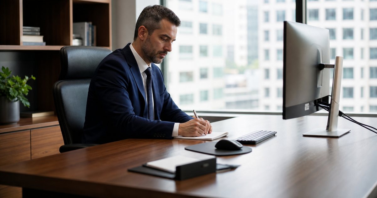 How Do You Build An Ergonomic Executive Workspace Around A Premium Desk?
