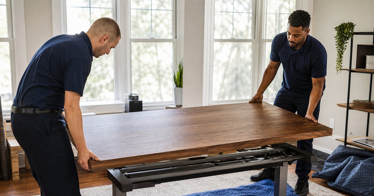 What Should A Buyer Expect From White Glove Delivery Of A Luxury Desk?